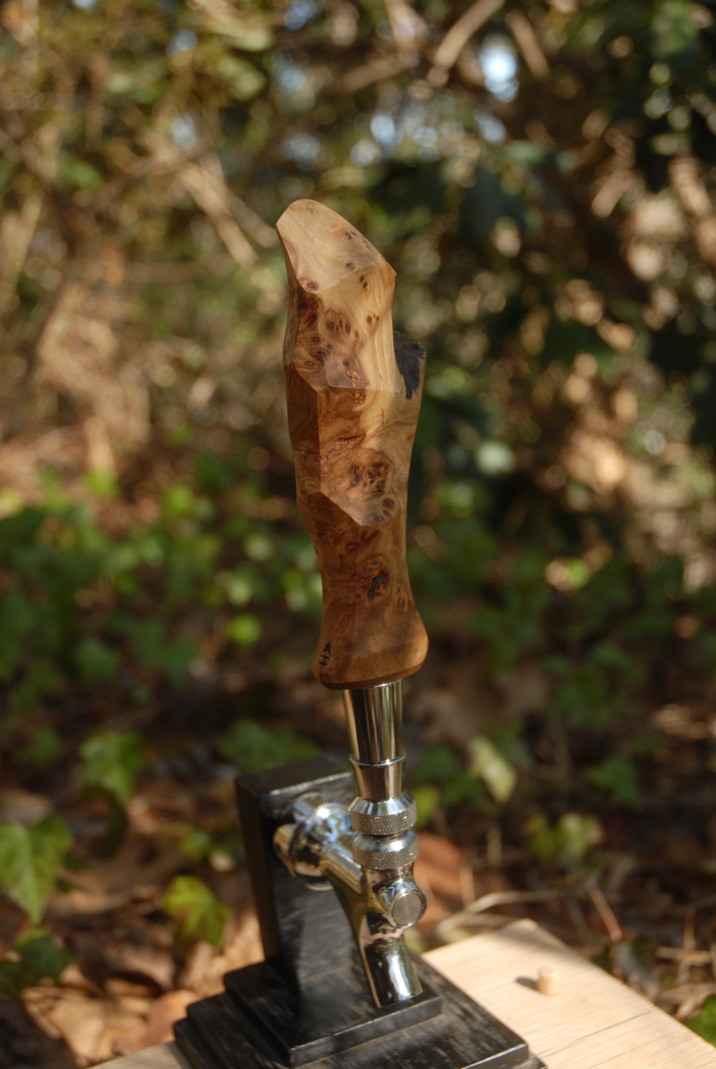 Elm burl Tap Handle