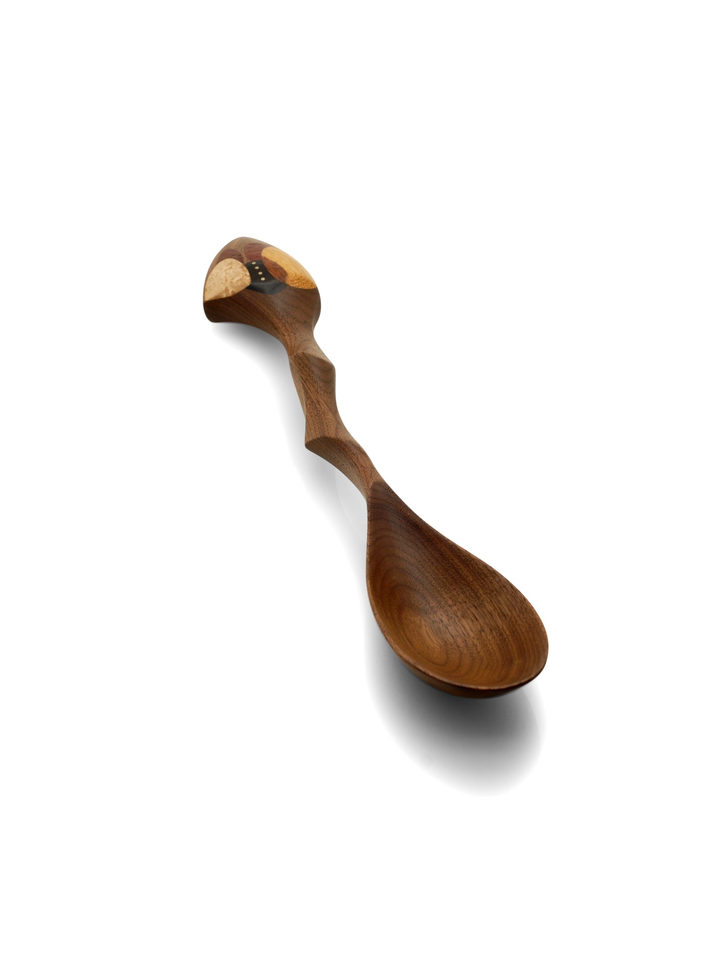 Multi Wood Walnut Wall Spoon