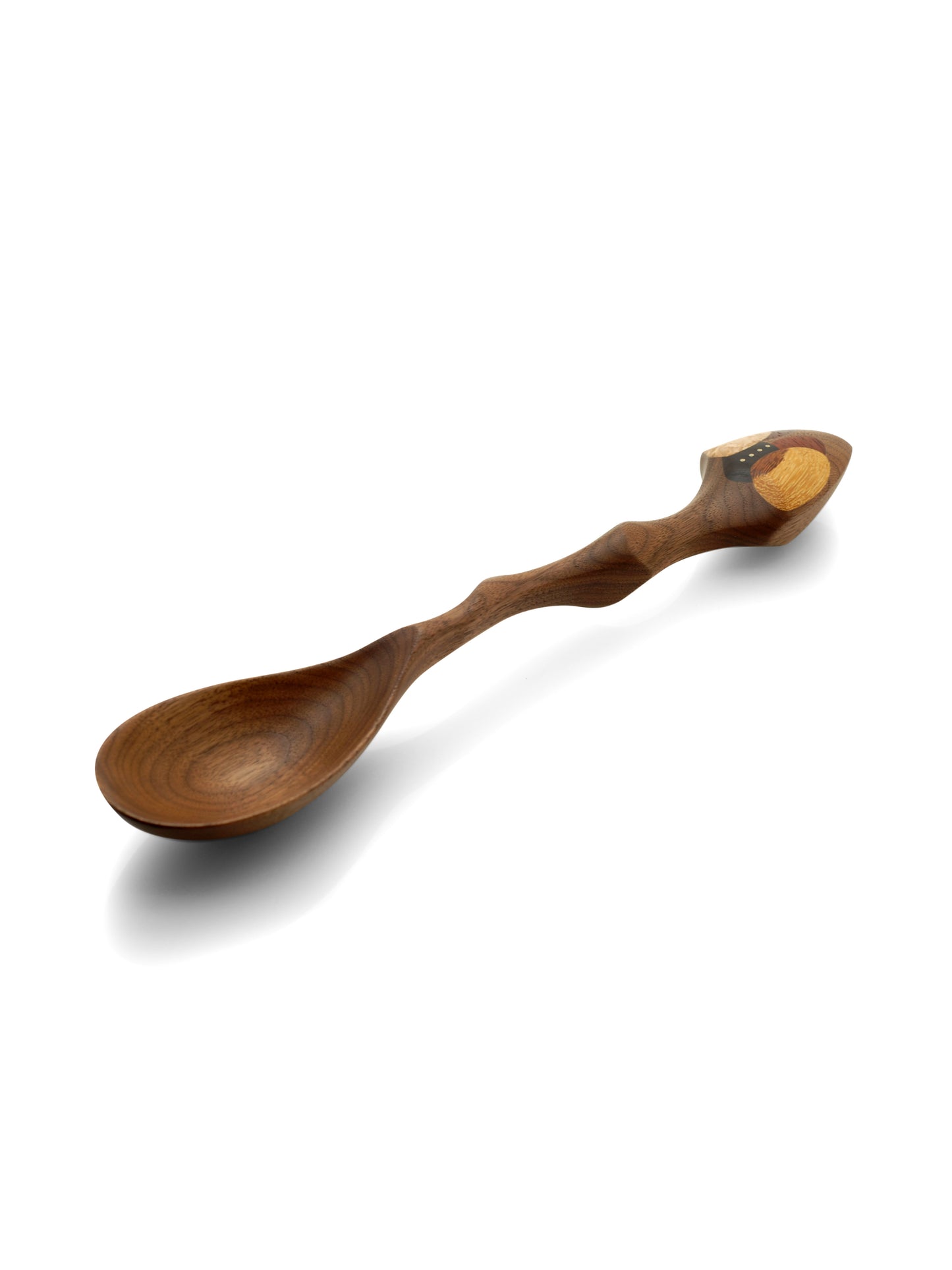 Multi Wood Walnut Wall Spoon